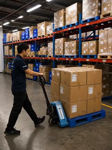 Movimiento y control de inventario dentro de la bodega en China